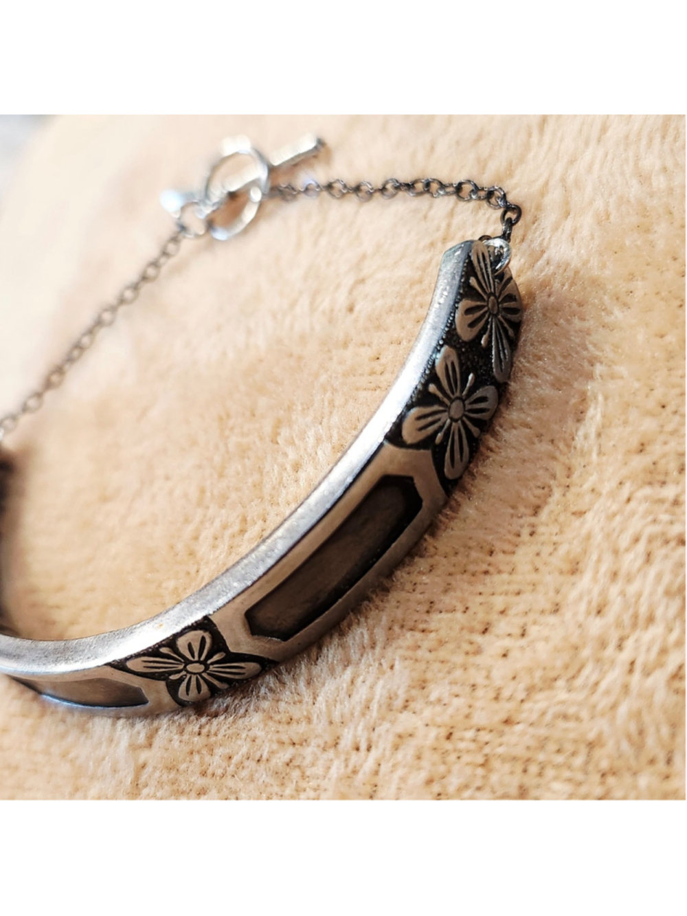 Handmade Silverwear Bracelet Stainless Steel Jewelry - Picture 2 of 5